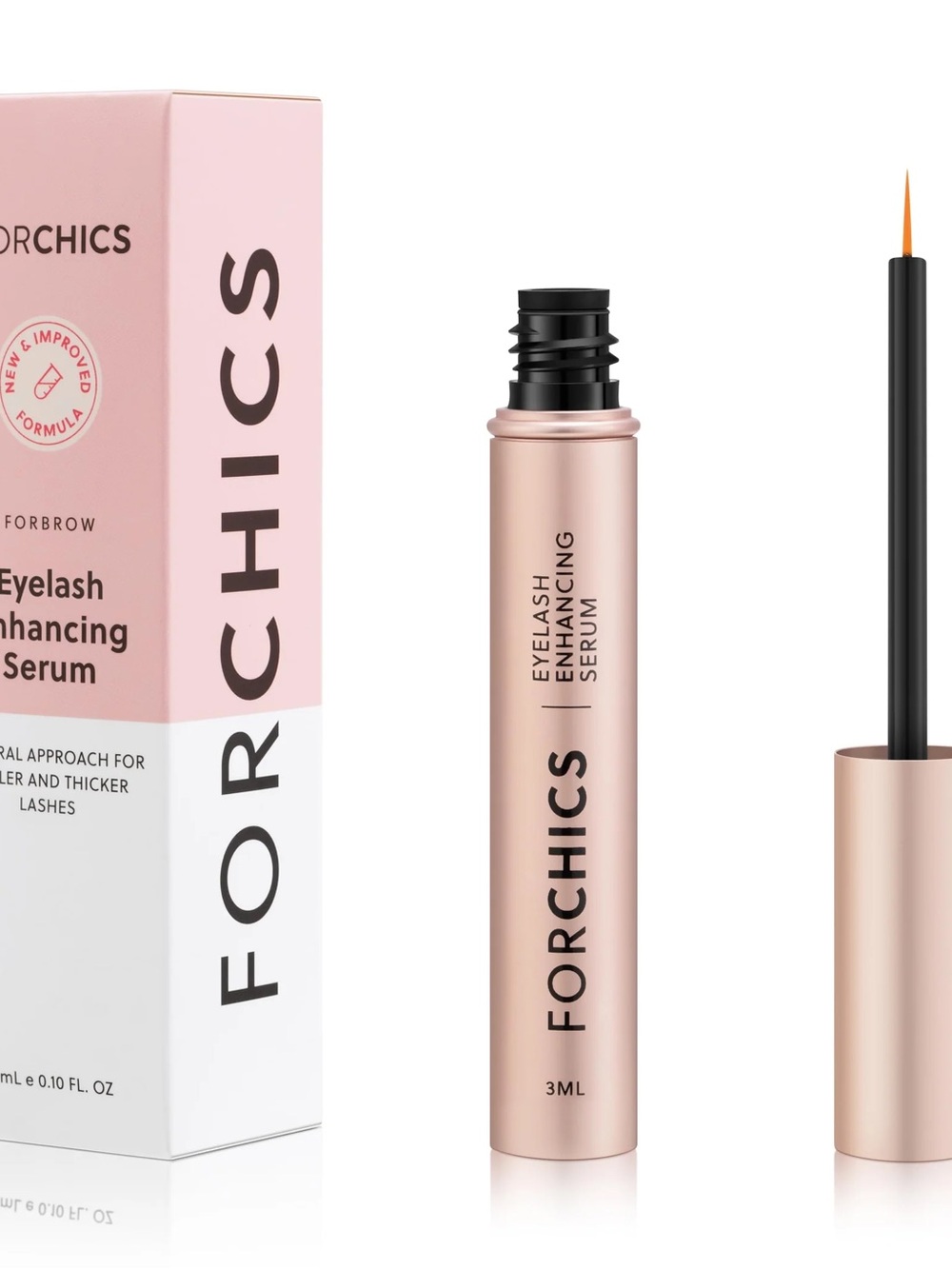 FORCHICS Eyelash Enhancing Serum For Fuller and Thicker Lashes